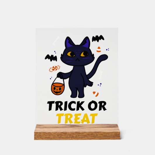 déguisement de chat drôle d'Halloween cadeau d'Hal (Recto)
