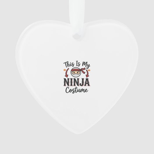 Déguisement de ninja drôle Design vectoriel Hallow (devant)