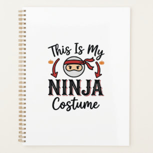 Déguisement de ninja drôle Design vectoriel Hallow