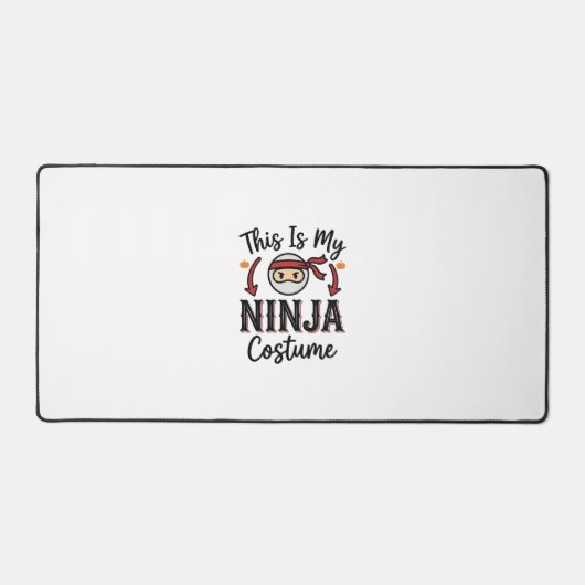 Déguisement de ninja drôle Design vectoriel Hallow (Recto)