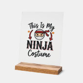 Déguisement de ninja drôle Design vectoriel Hallow (Angle)