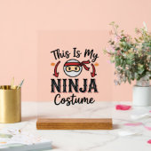 Déguisement de ninja drôle Design vectoriel Hallow (Mariage)