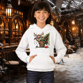 Déguisement de Renne Drôle Sweat à Capuche pour En