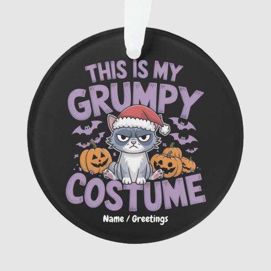 Déguisement Halloween de Grumpy Cat, drôle d'anima (devant)