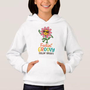 Déguisement Rétro Fleur Enfant Sweat À Capuche