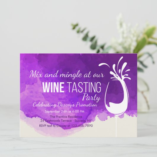 Dégustation 2 Invitation (Debout devant)