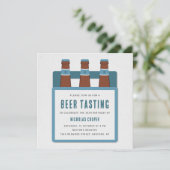 Dégustation de bière Anniversaire Fête Invitation (Debout devant)