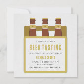Dégustation de bière Anniversaire Fête Invitation (Devant)