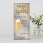 Dégustation de bière Anniversaire Fête Invitation (Debout devant)