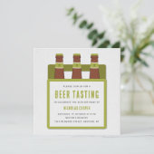 Dégustation de bière Anniversaire Fête Invitation  (Debout devant)