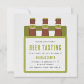 Dégustation de bière Anniversaire Fête Invitation  (Devant)