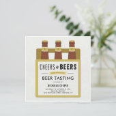 Dégustation de bière Anniversaire Fête Invitation (Debout devant)