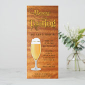 Dégustation de bière Invitation de fête d'annivers (Debout devant)