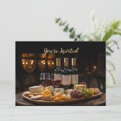 Dégustation de vin Anniversaire Fête Invitation Vi (Debout devant)