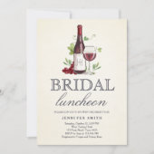 Dégustation de vin Bridal Luncheon invitation Rust (Devant)
