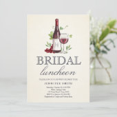 Dégustation de vin Bridal Luncheon invitation Rust (Debout devant)