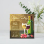 Dégustation de vin Cocktail Invitation (Debout devant)