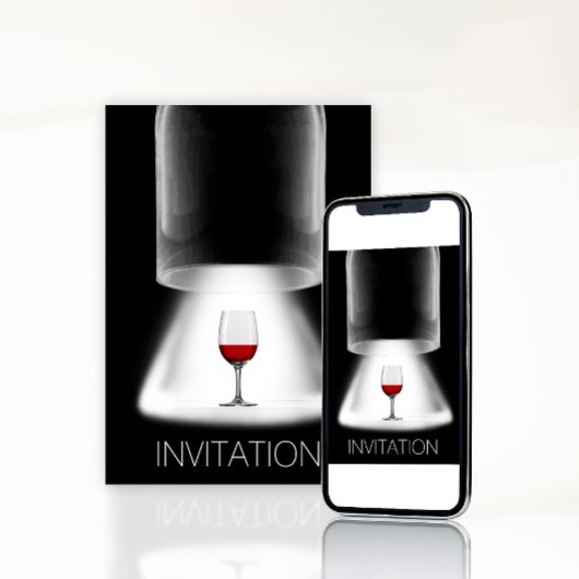 Dégustation de vin Cocktail Party Vip Invitation