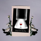 Dégustation de vin Cocktail Party Vip Invitation