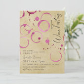 Dégustation De Vins Invitation De Douche Nuptiale (Debout devant)