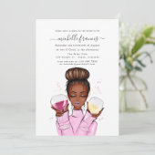 Dégustation De Vins Invitation De Douche Nuptiale (Debout devant)