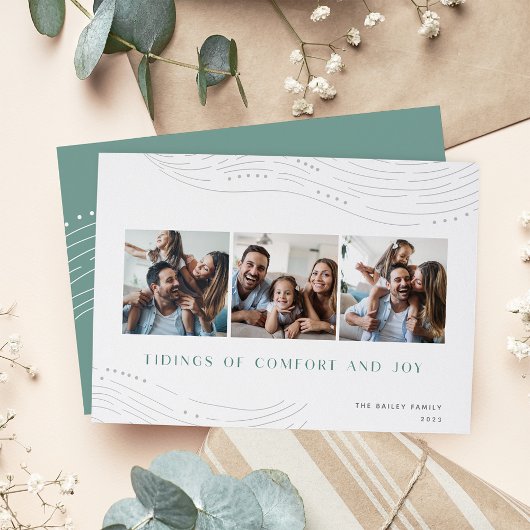 Dégustation hivernale | 3 Photo Collage Carte de v