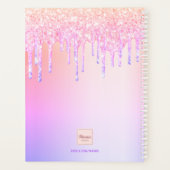 Dégustation holographique rose nom photo fille (Dos)