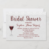 Dégustation Rustique De Vin Invitation De Douche N (Devant)