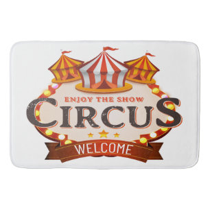 Dégustez le tapis de bain cadeau cirque