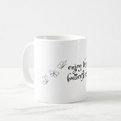 dégustez les papillons Mug (Devant gauche)