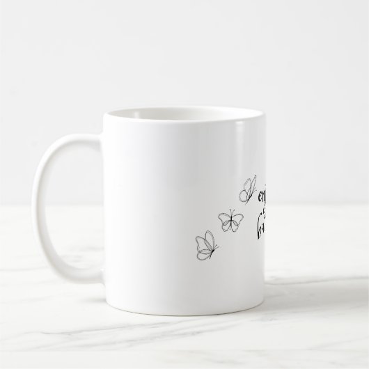 dégustez les papillons Mug (Gauche)