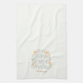 Dégustez Un Verre Merci Serviette De Cuisine Thank (Vertical)