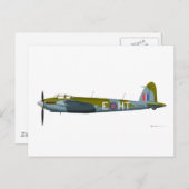DeHavilland DH-98 Mosquito Briefkaart (Voorkant / Achterkant)