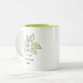 Dehors dans le jardin Mug (Devant gauche)