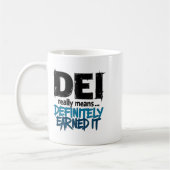 Dei Definitely Earned It Motivational  Koffiemok (Links)