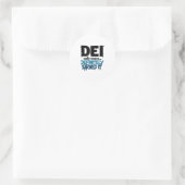 Dei Definitely Earned It Motivational  Ronde Sticker (Tas)
