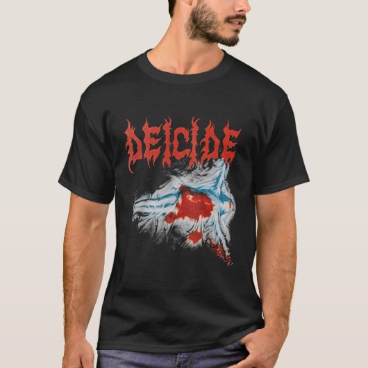 Deicide een keer bij het kruis t-shirt (Voorkant)
