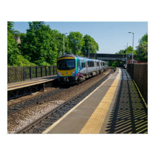 Deighton Railway Station, Huddersfield Perfect Poster