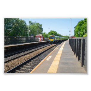Deighton (West Yorkshire) Station Foto Afdruk