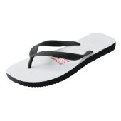 DEIN DESIGN/TEXT/FOTO/LOGO Flip Flops (Schuin)