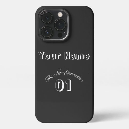 "Dein Name" - The New Generation 01 - iPhone Hoesje (Achterkant)