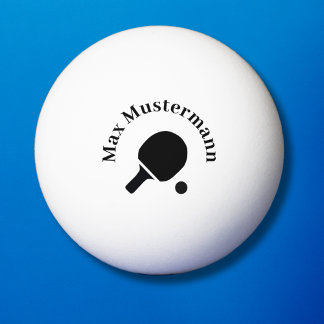 Dein Name Tischtennisball Pingpongballen