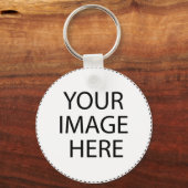 Dein QR Code hier Sleutelhanger (Voorkant)