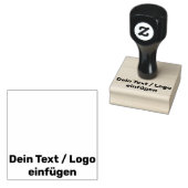 DEIN TEXT / LOGO Business custom Rubber Stamp  Rubberstempel (Gestempeld)