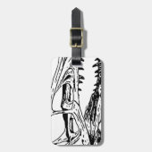 Deinonychus Bagagelabel (Voorkant verticaal)