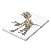 Deinonychus dinosauer-oplading notitieblok (Gedraaid)