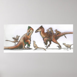 Deinonychus familie poster