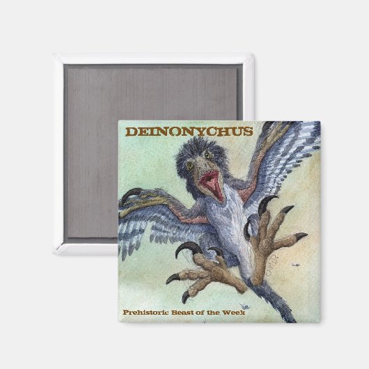 Deinonychus Magnet (Recto/Verso)