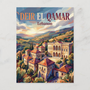 Deir el Qamar Libanon Briefkaart