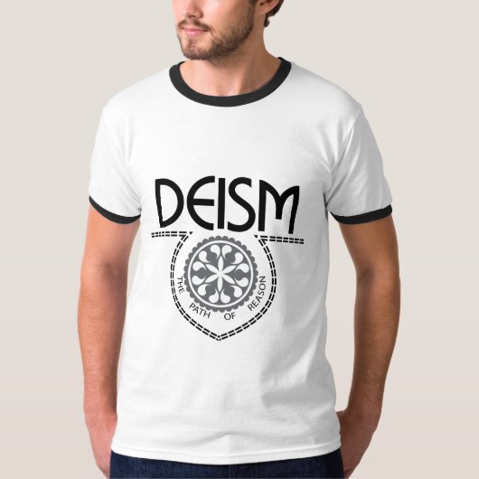 Déisme - Le chemin de la raison T-Shirt Ringer (Devant)